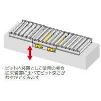 東邦大信 TOHO エア式昇降リフト パワーベース 平行リンク内蔵タイプ 幅広型 昇降幅30mm 重荷重 TBL-1900WN 1台（直送品）