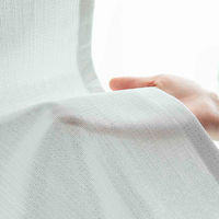 カズマ エコファイン レースカーテン 編みレース UVカット 遮熱 1000×1330mm 4538565563921 1セット(2枚入)（直送品）