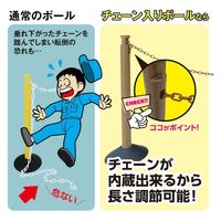 カーボーイ 2.5mチェーン入りポールセット CNP-1121 グリーン 1セット（直送品）