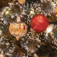 【軒先渡し】ストア・エキスプレス　ブラシポットラグジュアリークリスマスツリーセット　高さ240×幅91cm　8162-2422　1セット（直送品）