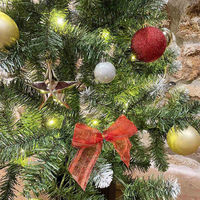 【軒先渡し】ストア・エキスプレス　コーディネートポットクリスマスツリーセットレッド　ツリー150cm　　8162-2426　1セット（直送品）