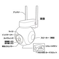カシムラ スマートカメラ 4G/AC電源/防水 KJ-211 1台（直送品）