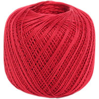 オリムパス製絲 エミーグランデ レース糸 合細 Col.192 レッド系 50g 約218m 3玉セット EMMY-192 1箱/3玉セット（直送品）