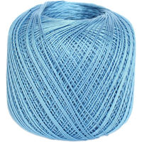 オリムパス製絲 エミーグランデ レース糸 合細 Col.305 水色系 50g 約218m 3玉セット EMMY-305 1箱/3玉セット（直送品）