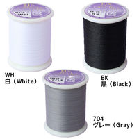 MIYUKI ビーズクロッシェ糸 約50m巻 太さ#8 ホワイト K4966-WH 1セット/5個入（直送品）