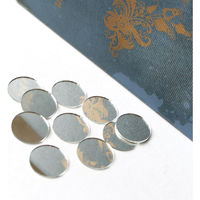 日本紐釦貿易 ミラー丸 φ30mm 30枚入 KN4-30 1袋30枚入/2袋(合計60（直送品）