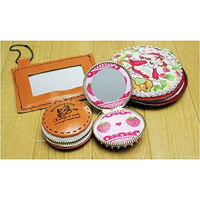 日本紐釦貿易 ミラー 丸 8x8cm 5枚 KN80 1袋5枚入/3袋(合計15枚（直送品）