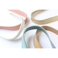 日本紐釦貿易 合皮ハンドル 長さ40cm×幅2.5cm 2本1組 ゴールド MAW50-G 1組2本入/2袋(合計2組入（直送品）