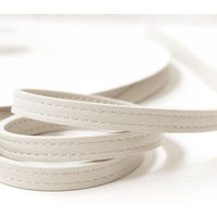 日本紐釦貿易 合皮スムーステープ グレー 幅約10mm 3mカット切り売り PLT1010-S-3M 1枚（直送品）