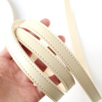 日本紐釦貿易 合皮スムーステープ アイボリー 幅約15mm 3mカット切り売り PLT1015-IV-3M 1枚（直送品）