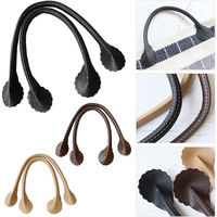 日本紐釦貿易 フラワー型合皮持ち手 30cm 黒 1組入り PVA8-B 1組2本入/2袋(合計2組入（直送品）