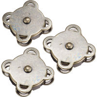 日本紐釦貿易 縫い付けマグネット アンティークゴールド φ15mm 3組 SM2-AG 1袋3組入/3袋(合計9組入（直送品）