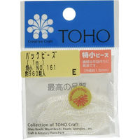 TOHO(トーホー) TOHO 特小ビーズ 糸通しビーズ 外径約1.5mm 1m入り No.161 SSB-161-PC 1箱/5枚（直送品）