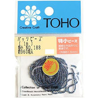 TOHO(トーホー) TOHO 特小ビーズ 糸通しビーズ 外径約1.5mm 1m入り No.188 SSB-188-PC 1箱/5枚（直送品）