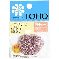 TOHO(トーホー) TOHO 特小ビーズ 糸通しビーズ 外径約1.5mm 1m入り No.26 SSB-26-PC 1箱/5枚（直送品）