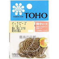 TOHO(トーホー) TOHO 特小ビーズ 糸通しビーズ 外径約1.5mm 1m入り No.278 SSB-278-PC 1箱/5枚（直送品）
