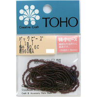 TOHO(トーホー) TOHO 特小ビーズ 糸通しビーズ 外径約1.5mm 1m入り No.6C SSB-6C-PC 1箱/5枚（直送品）