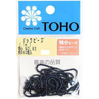 TOHO(トーホー) TOHO 特小ビーズ 糸通しビーズ 外径約1.5mm 1m入り No.82 SSB-82-PC 1箱/5枚（直送品）