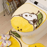 センコー スヌーピー フレッシュフルーツ トイレふたカバー 普通・洗浄兼用 イエロー SNB240404 1枚（直送品）
