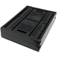 松本産業 オリコン 網目 150L ブラック 150ABL 1セット(2個) 570-3260（直送品）