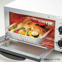 オーブントースター用 角型プレート アルミ箔 簡易 使い捨て 22.5×22cm 1個（3枚入）パール金属