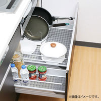 食器棚シート 防虫ゴキヨケシート システムキッチン用 引き出し収納 汚れ防止 35×360cm 日本製 1個 ワイズ