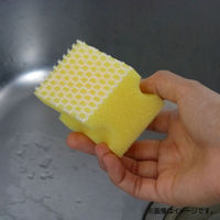 そうじの神様 カッチコチブラシ 頑固汚れ 焦げ専用 キッチン用ブラシ イエロー 日本製 1個 KBセーレン