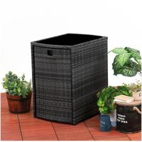 不二貿易 ラタン調 ガーデンテーブル チェアセット 3点 38372 1個 542-5748（直送品）