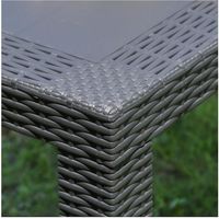 不二貿易 ステラ テーブル 80×140 ブラック(11238) 49924 1個 542-4220（直送品）