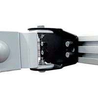 ウィンテクノ モダンソリッド アルミフレーム側面用垂直モニターアーム(横方向レール用) LA-12AR-H 1台 587-0667（直送品）