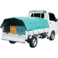 南榮工業 軽トラック幌フレーム 帆布エステルオリーブ KTHFOD20 1式 595-2965（直送品）