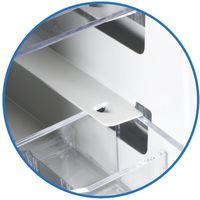 大阪製罐 OS パーツケース(オフホワイト) PCA132-W 1台 654-7859（直送品）