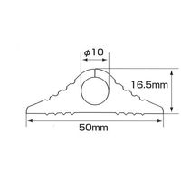 大研化成工業 大研 ケーブルプロテクタ 10x10Mオリーブ CP-10X10M OD 1本 683-3218（直送品）