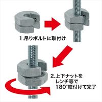 ジェフコム ロックナット RNー9ー4 1ケ（直送品）