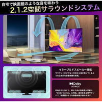 Hisense 4K液晶テレビ【75V型/4Kチューナー内蔵/地上・BC・CS】 75U9N 1台（直送品）