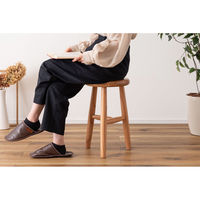 東谷 GT-414NA ウッドスツール ナチュラル 1個（直送品）