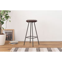 東谷 PC-19BR ハイスツール ブラウン 1個（直送品）