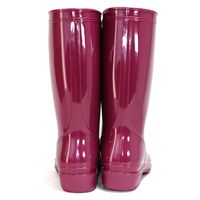 阪神素地 阪神 LB8402 婦人PVCブーツ 25 ワイン 1足（直送品）