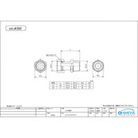 福井 OK635 オスメスアダプタ 20R×13G(41L) 1個（直送品）