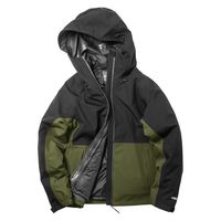 Makku(マック) ジョイント3in1ジャケット ブラック×カーキ L AS-1300 1着（直送品）