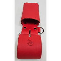 コヅチ work time 3連チェーン 小物差 床皮サック レッド CH-09RD 1個（直送品）