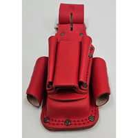 コヅチ work time 3連チェーン ツール7丁差 床皮サック レッド CH-04RD 1個（直送品）