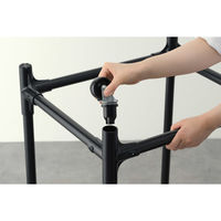 アイリスオーヤマ タイヤラック用キャスター ブラック TYC-30 1セット