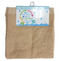 林 ウォッシュタオル テラカラー ベージュ 1セット（同色3枚） WN602428 1セット（同色3枚入）