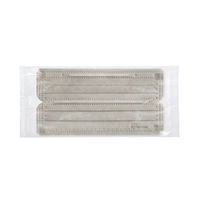 アイリスオーヤマ ナノエアーマスク ふつうサイズ アッシュグレー　PK-TN7LAG プリーツ　カラーマスク　不織布　使い捨て　1パック(7枚入)