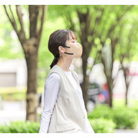 アイリスオーヤマ デイリーフィットマスク フィルタープラス ふつう シルクベージュ×ブラック 立体型　1箱(20枚入)