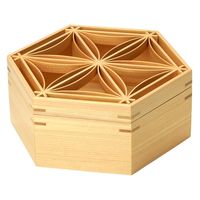 ヤマコー ひのき六角組子重 蓋 七宝亀甲 28110 1個（直送品）