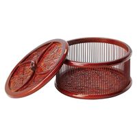 ヤマコー 塗り千筋料理篭 大 22731 1個（直送品）