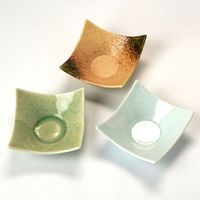 ヤマコー 石目調 角型小付 中 伊賀織部 27971 1個（直送品）