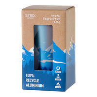 ストリックスデザイン リサイクルアルミドリンクカップ タイム 1セット（4個：2個入×2箱）